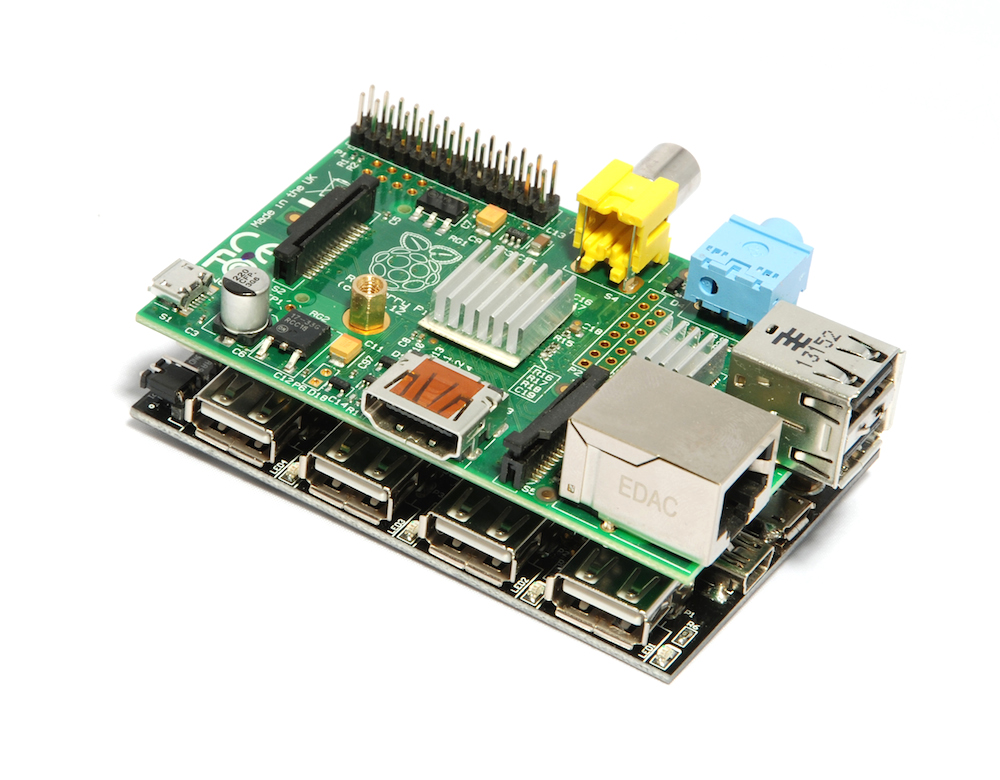 raspberry pi multi port usb hub project