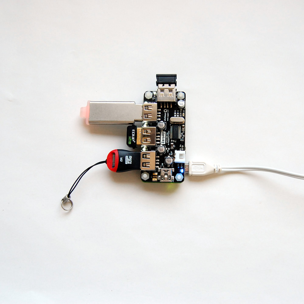 Zero4U 4 Port USB Hub For Raspberry Pi Zero UUGear