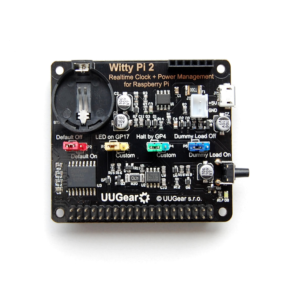 Witty Pi 2 Realtime Clock and Power Management for Raspberry Pi UUGear