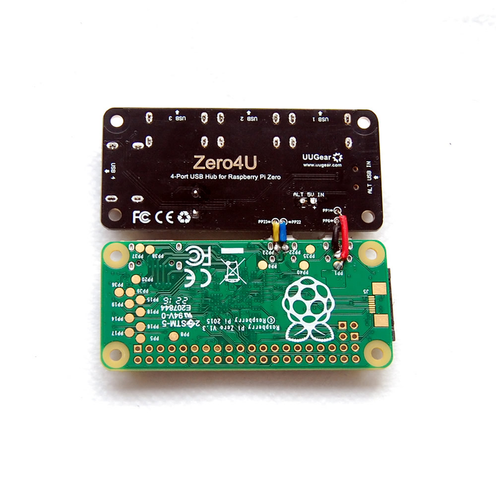 Zero4U 4-Port USB Hub Board Without Pins |