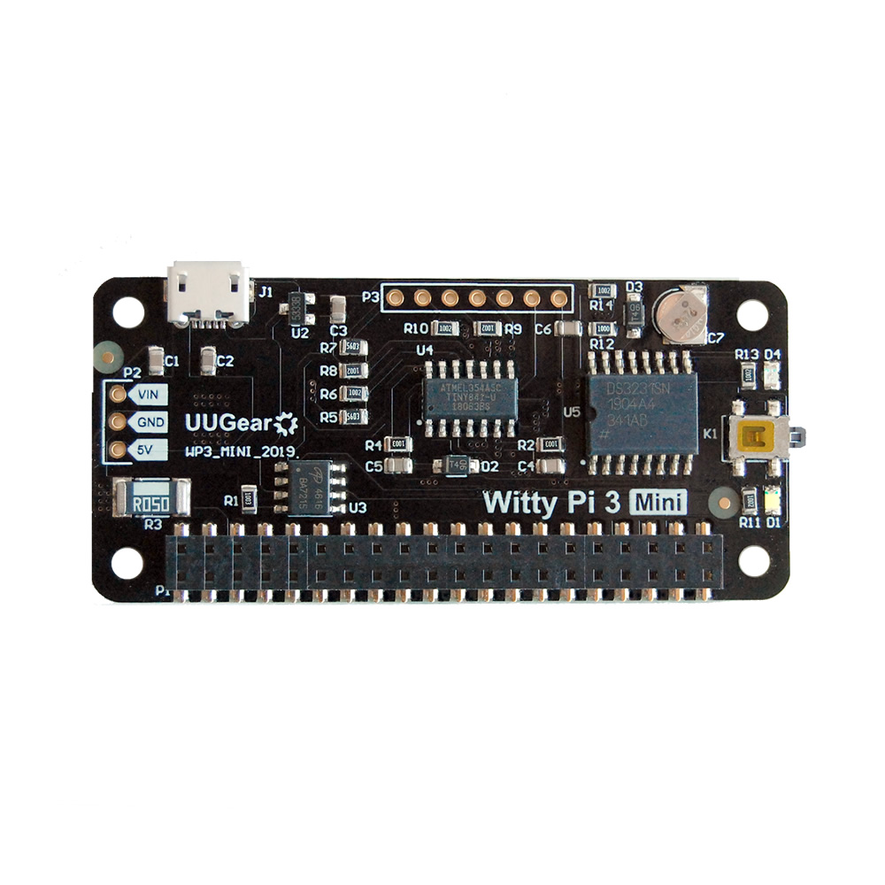 Power Management for Raspberry Pi Witty Pi Mini Realtime Clock