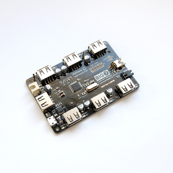BIG7: 7-Port MTT USB Hub for Raspberry Pi (Rev 2)