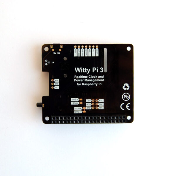 Witty Pi 3 (Rev1): Realtime Clock and Power Management for Raspberry Pi
