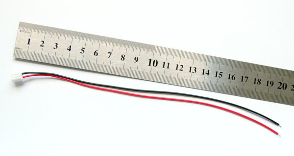 JST XH2.54 2-Pin Connector Plug Wire Cable 20cm (5pcs)
