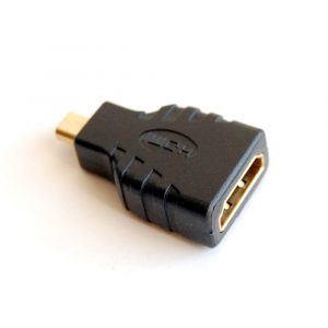 Micro HDMI to HDMI Adapter - Type D Male to Type A Female