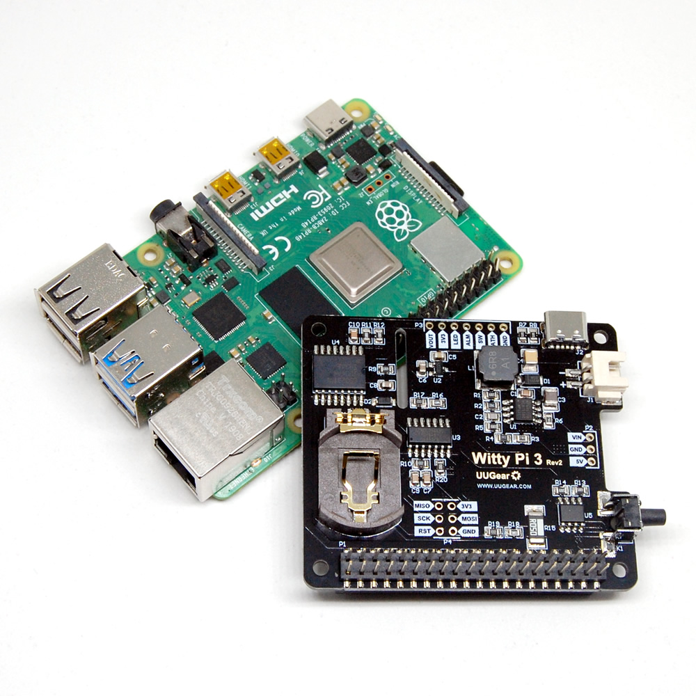 Witty Pi 3 Mini RTC et alimentation UU3Gear