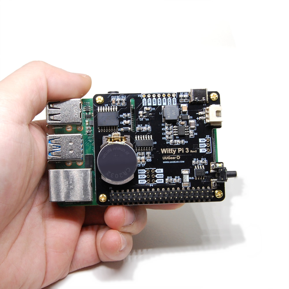 Witty Pi 3 Mini RTC et alimentation UU3Gear