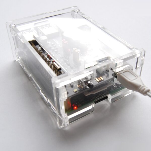 Acrylic Case for Witty Pi (1 or 2) and Raspberry Pi (Clear)