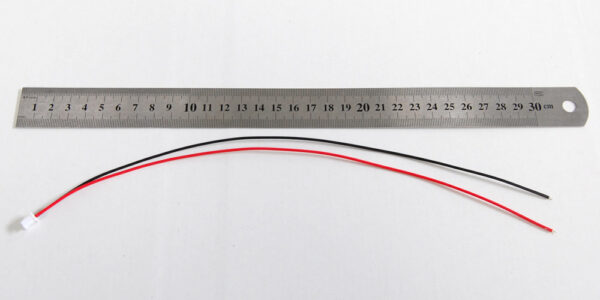 JST XH2.54 2-Pin Connector Plug Wire Cable 22AWG 30cm (2pcs)