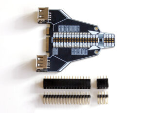VU Breakout - Airplane Shaped Expansion Board on the Vivid Unit Extender