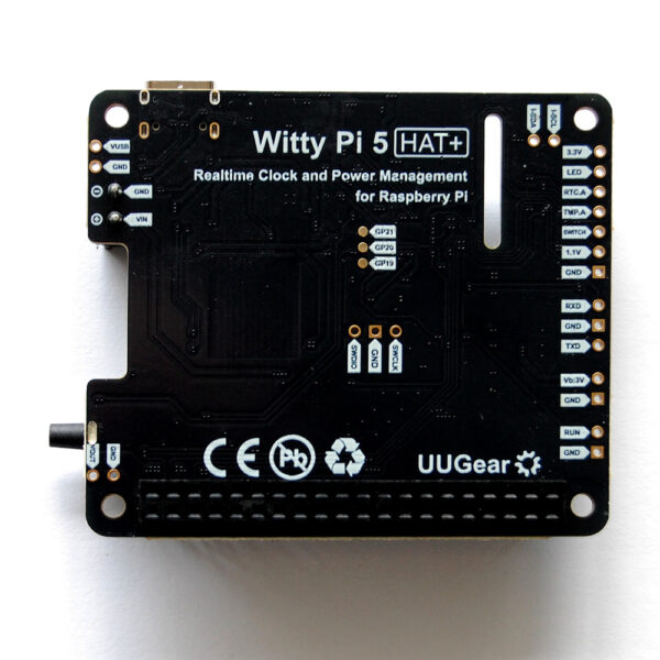 Witty Pi 5 HAT+: Realtime Clock and Power Management for Raspberry Pi