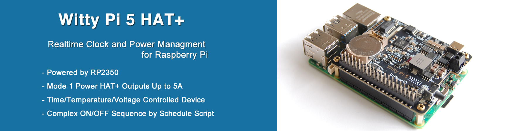 Witty Pi 5 HAT+